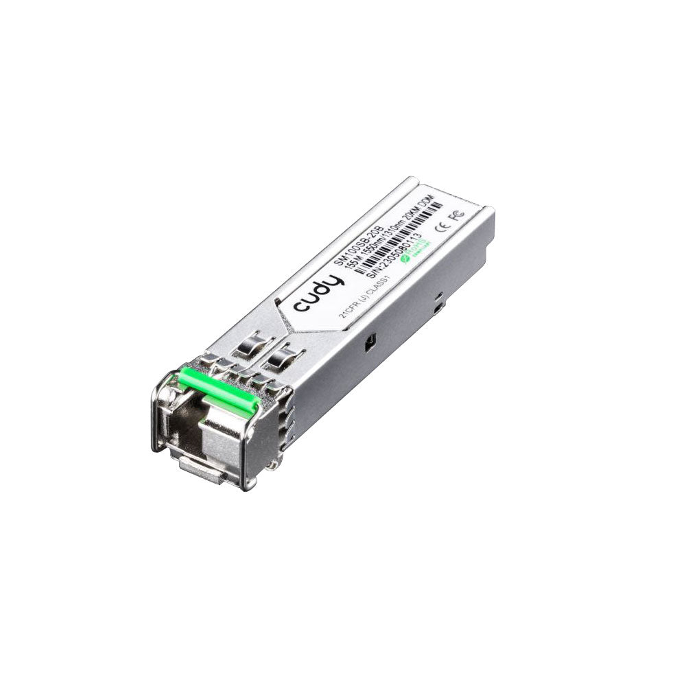 155M SFP Bi-di, 155Mb/s, 1550Tx/1310Rx FP 20km, 20dB