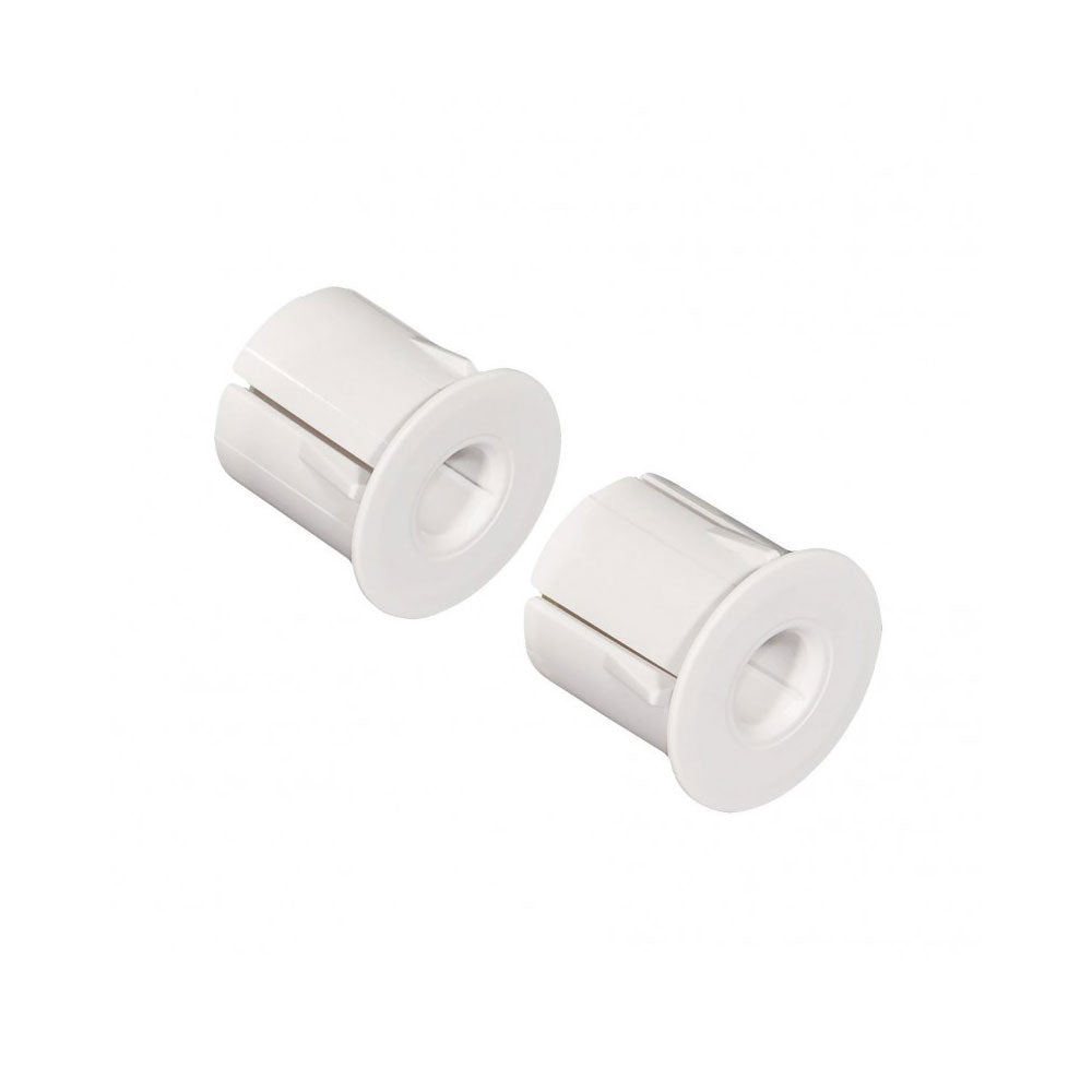 Adaptateur en plastique pour encastrement, blanc, diamètre 19 mm