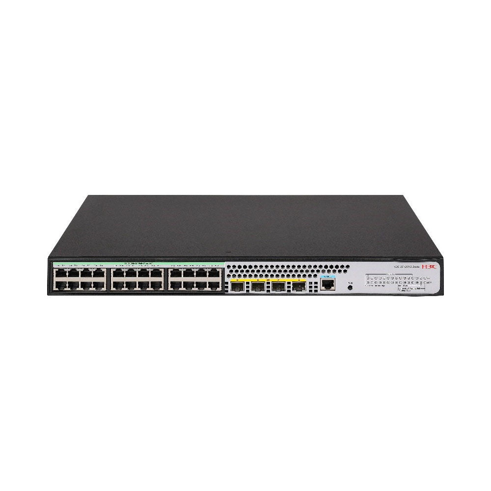 Commutateur Ethernet avec 24 ports PoE+ 10/100/1000BASE-T (AC 240 W) et 4 ports SFP 1000BASE-X (AC)