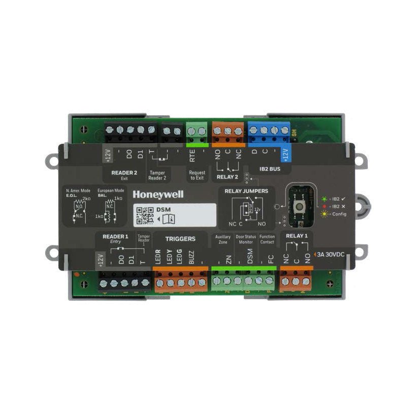 MODULE D'EXPANSION DE CONTRÔLE D'ACCÈS MPI-DCM 1 PORTE POUR PANNEAUX D'INTRUSION MAXPRO. 2 ENTRÉES