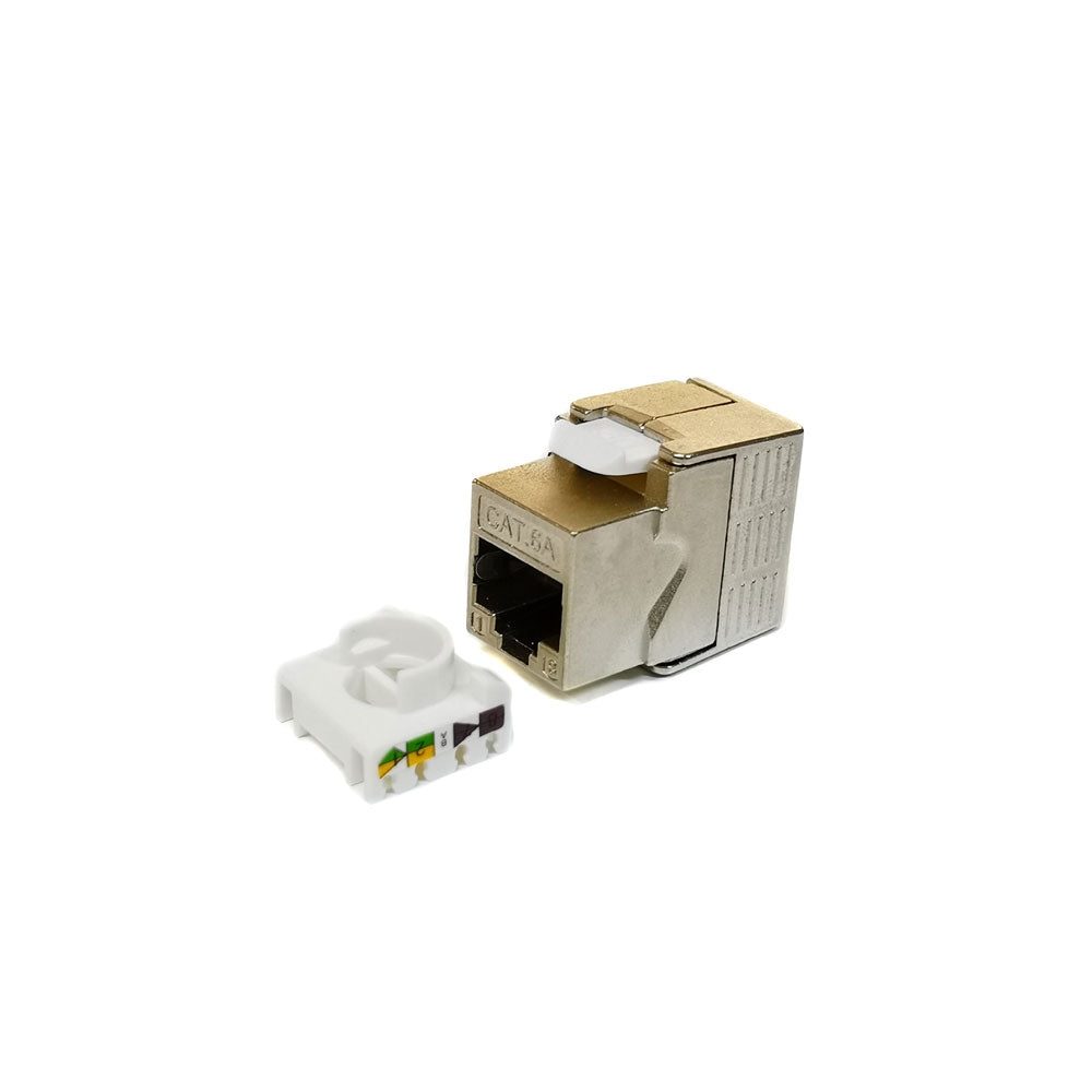 Prise Keystone FTP Cat6A, sans outil