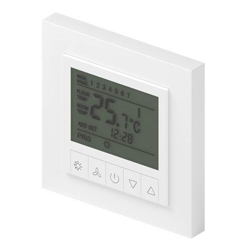 Base et panneau de thermostat pour ventilo-convecteur intelligent