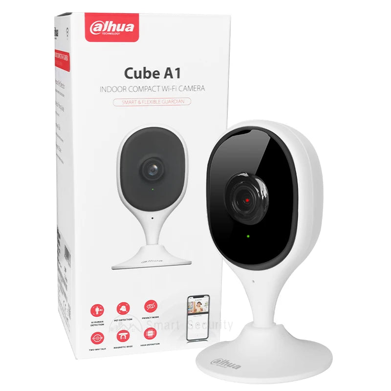 Dahua C5A 5MP Indoor Wifi Camera Smart Home 3K Baby Monitor Human & Pet Detection Two-way Talk Abnormal Sound Alarm Cube A1 Cam