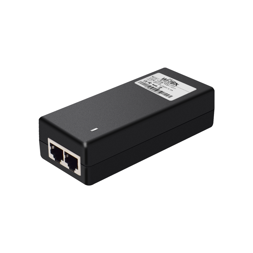 Injecteur PoE 2GE avec 2 ports RJ45 (60 W)