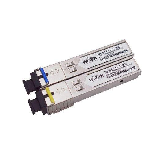 Module fibre Gigabit SFP 20KM, 1.25Gbps, module unique, émetteurs-récepteurs à fibre unique