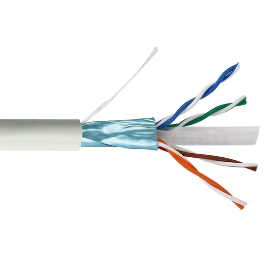 CABLE FTP CAT6 4X2X1/0.574 CCA 4P BLINDÉ 305M/BOITE