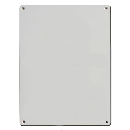 PLAQUE EXTERIEURE SÉRIG. PLASTIQUE BLANC