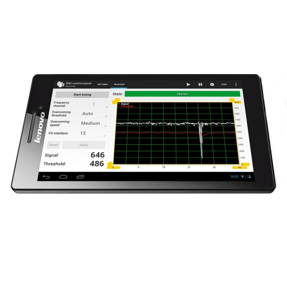 TABLETTE PC AVEC LOGICIEL POUR PROGRAMMER LES BARRIÈRES MICRO-ONDES