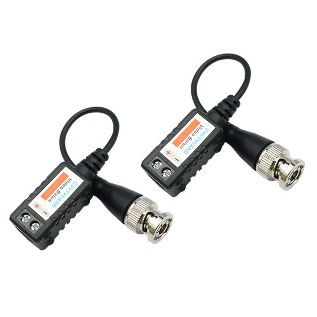 BALUN VIDÉO 4EN1 HD VIS BLISTER 2UNITÉS